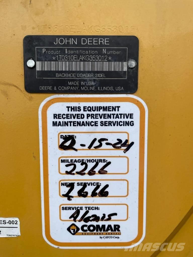 John Deere 310L EP Retroescavadeiras