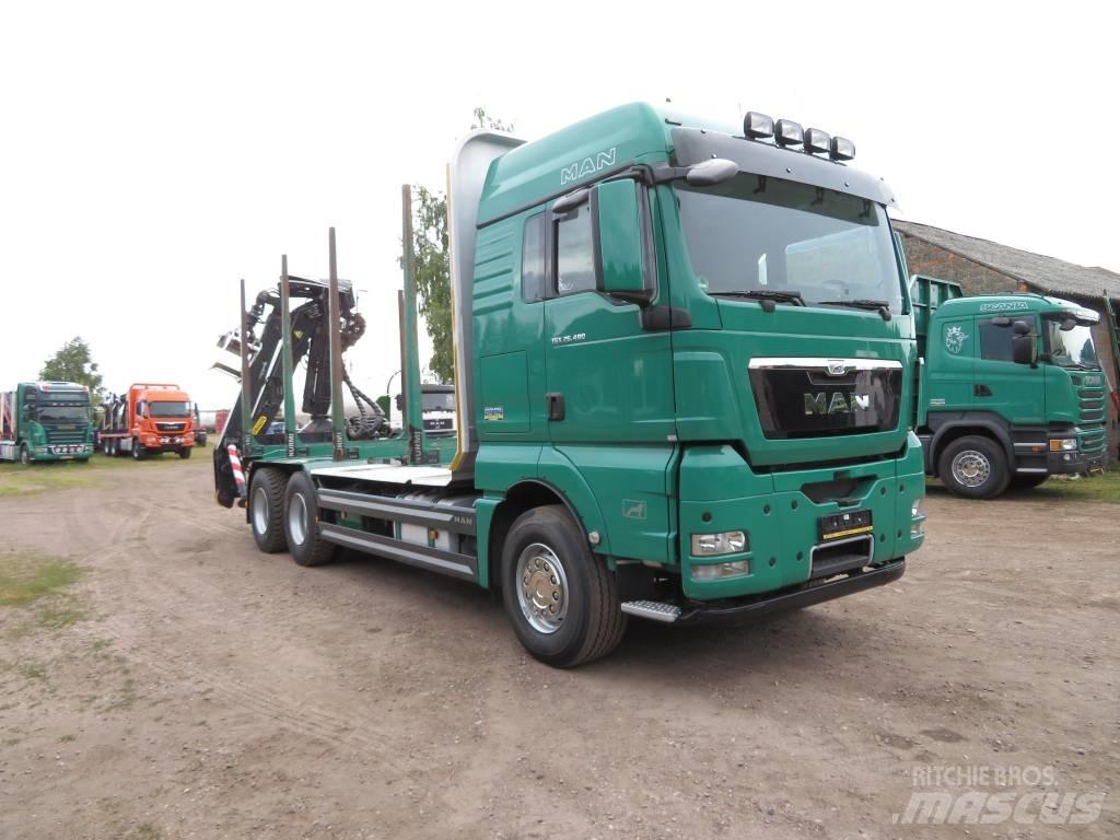 MAN 33 480 Caminhões de transporte de troncos