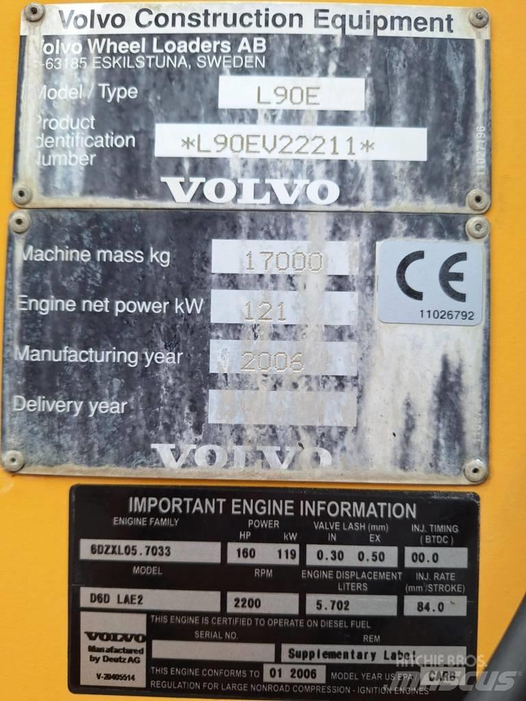 Volvo L 90 E Carregadeiras de rodas