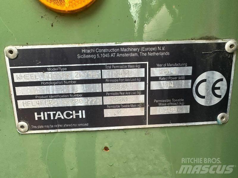 Hitachi ZW 150 Carregadeiras de rodas