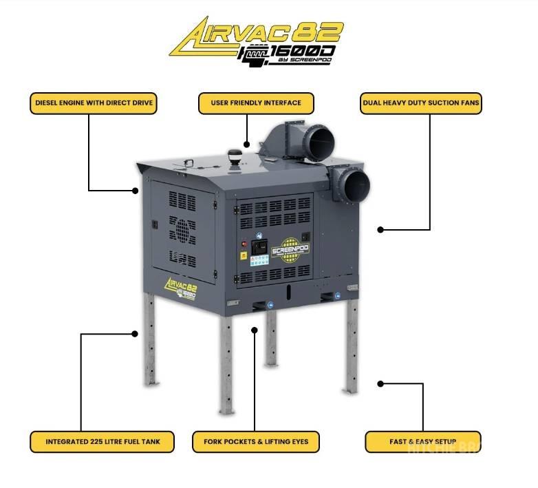 Screenpod Airvac 82 Aspiradores industriais