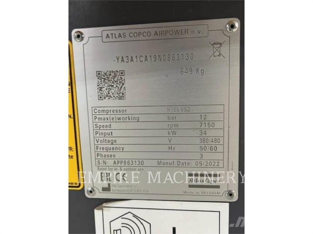 Atlas Copco H185 Compressores