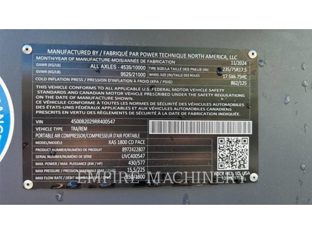 Atlas Copco XAS1800CD Compressores