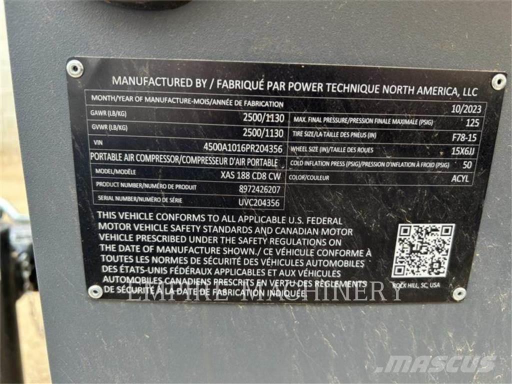 Atlas Copco XAS188CD Compressores
