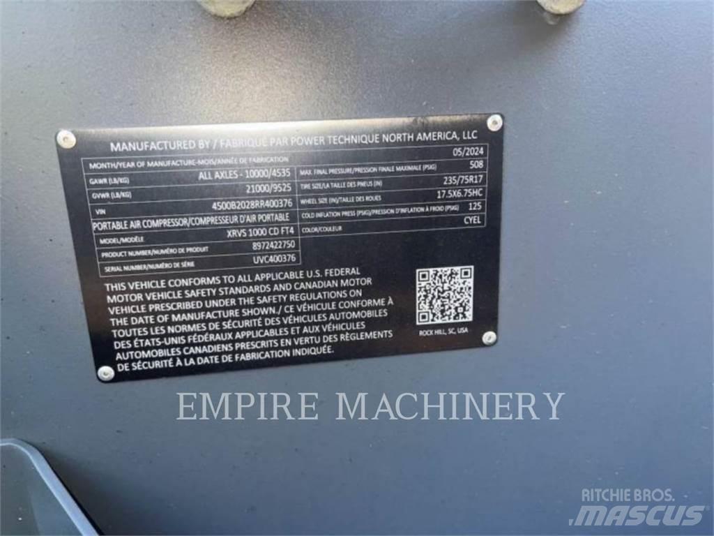 Atlas Copco XRVS1000CD Compressores