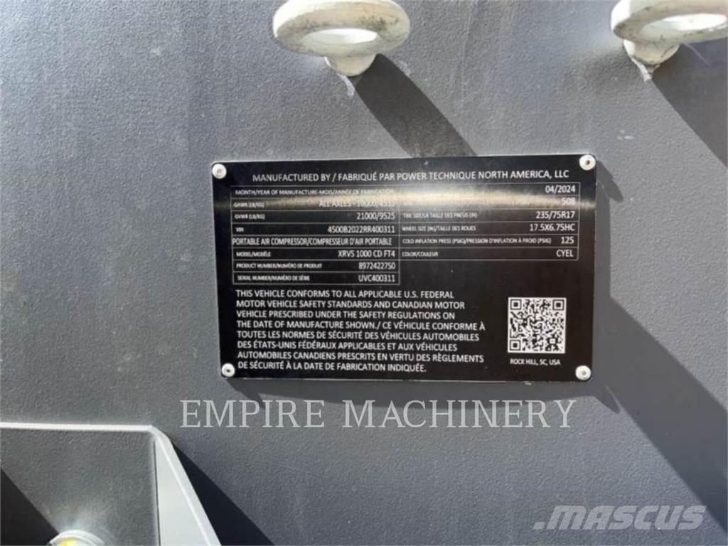Atlas Copco XRVS1000CD Compressores