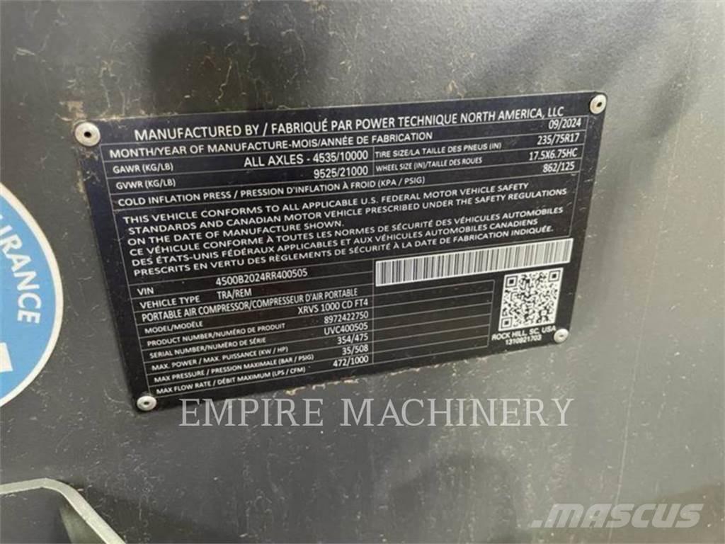 Atlas Copco XRVS1000CD Compressores
