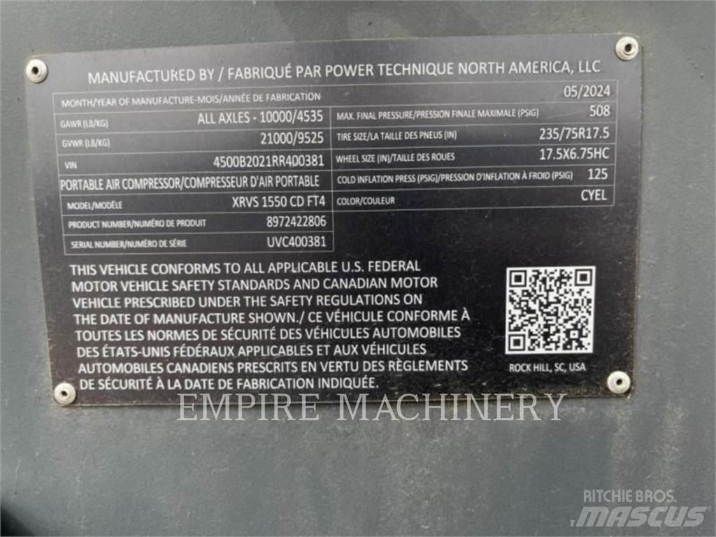 Atlas Copco XRVS1550CD Compressores