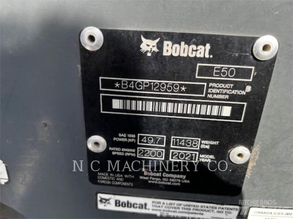 Bobcat E50 Escavadeiras de esteiras