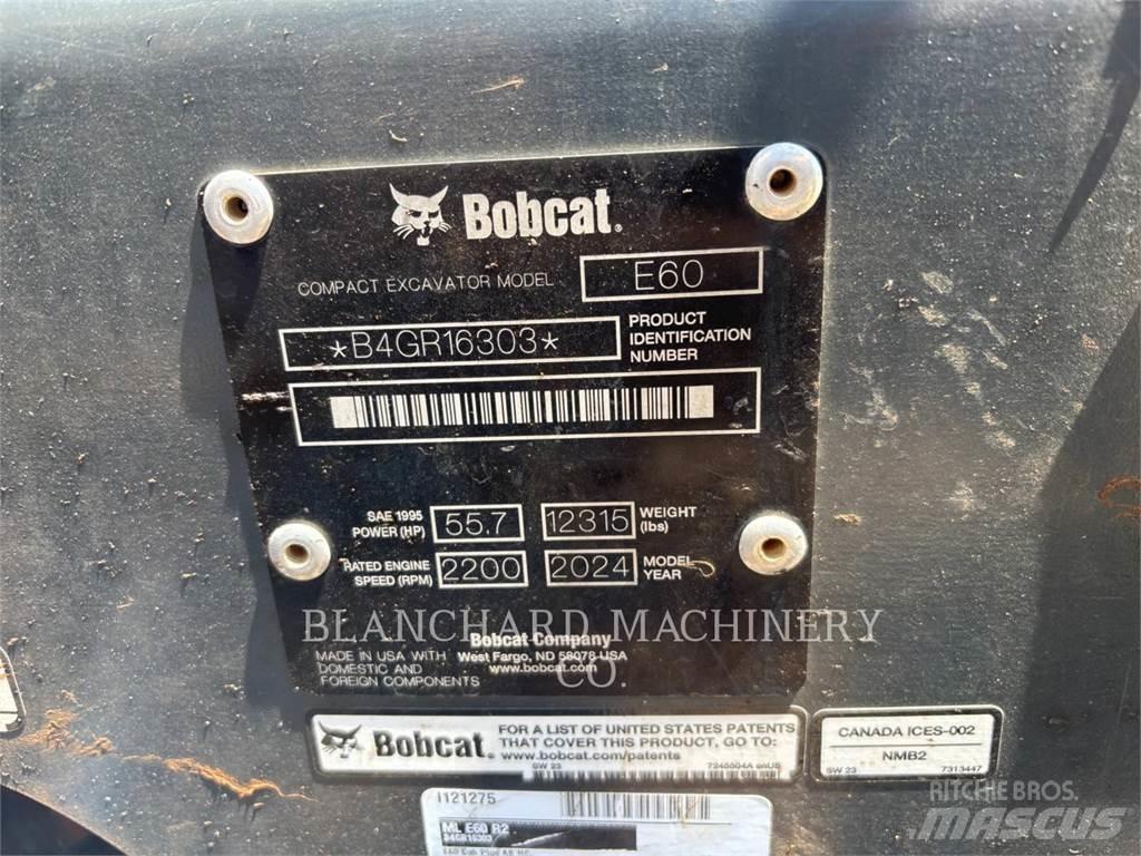 Bobcat E60 Escavadeiras de esteiras