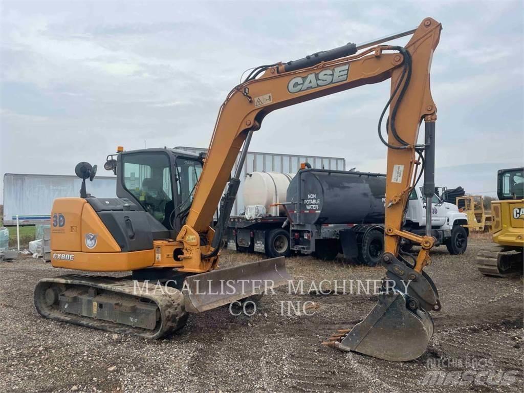 CASE CX80C Escavadeiras de esteiras