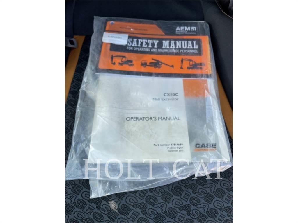 CASE CX80C Escavadeiras de esteiras
