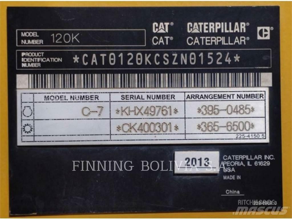 CAT 120K Motoniveladoras