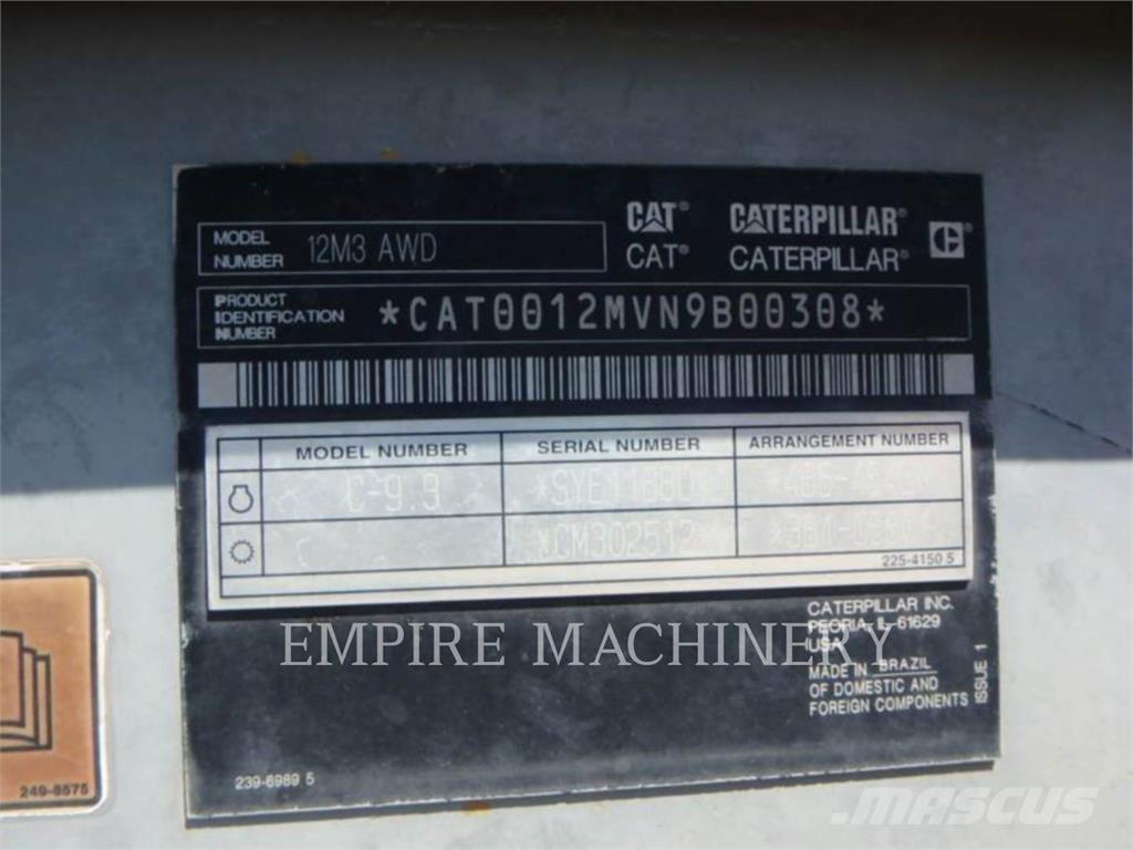 CAT 12M3 AWD Motoniveladoras