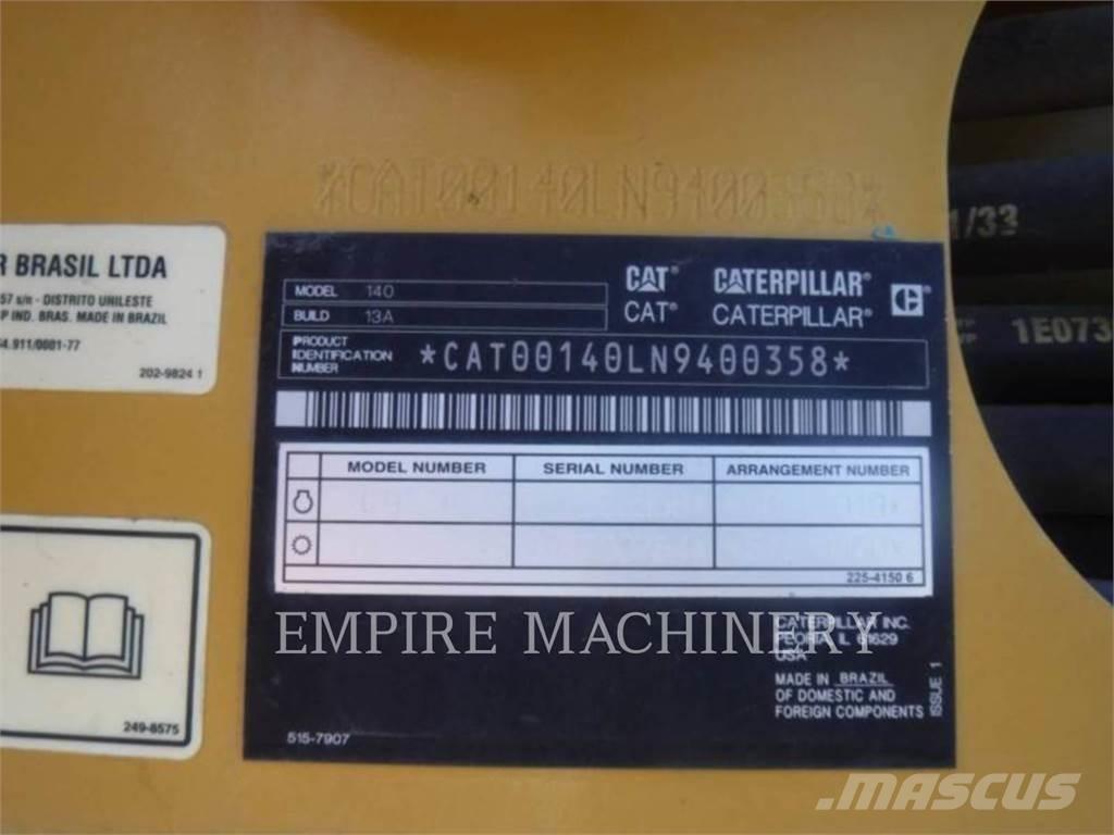 CAT 140-13 Motoniveladoras