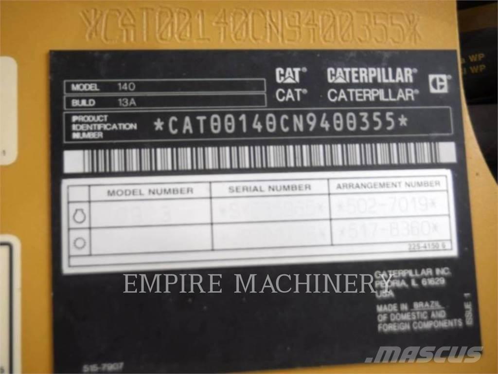 CAT 140-13 Motoniveladoras