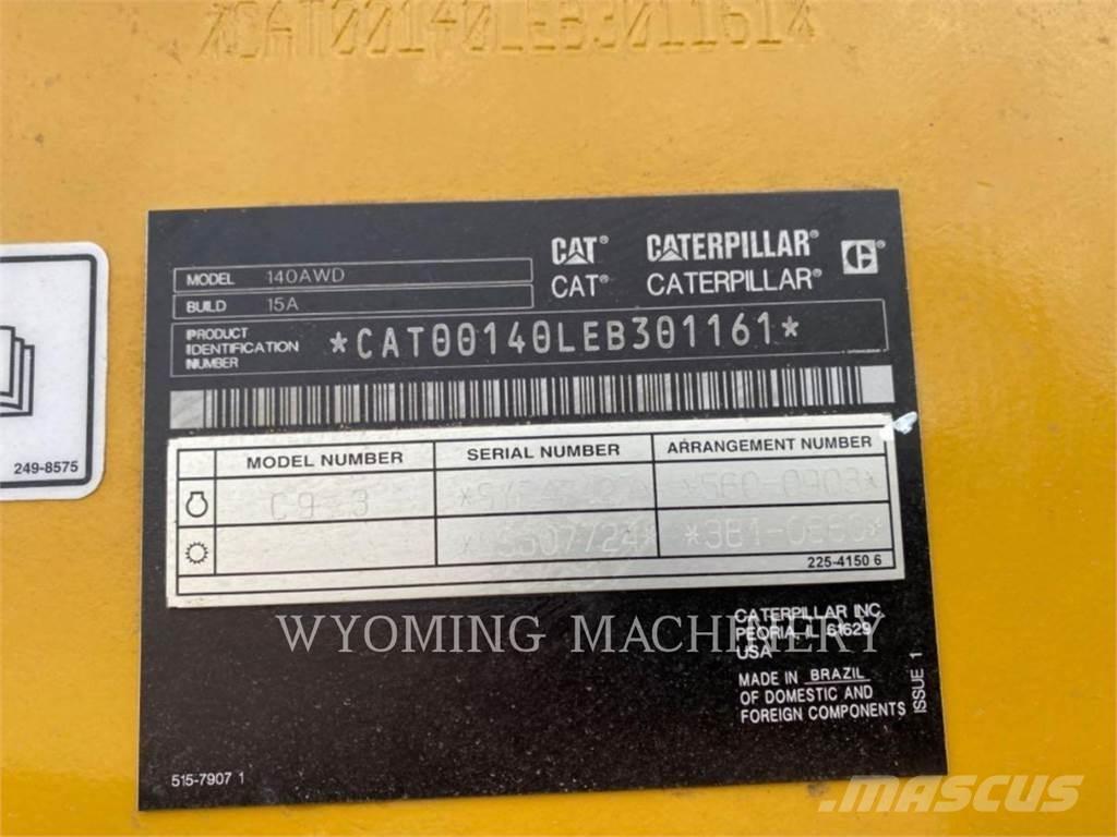 CAT 140 AWD Motoniveladoras