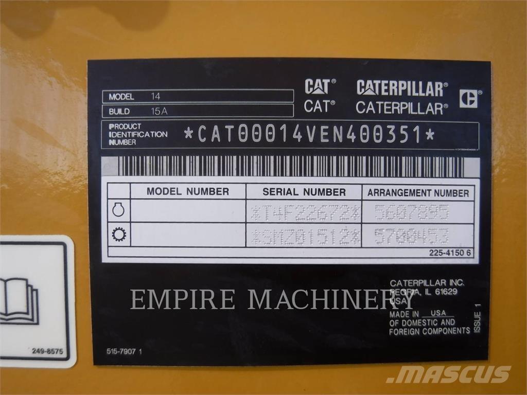 CAT 1415 Motoniveladoras