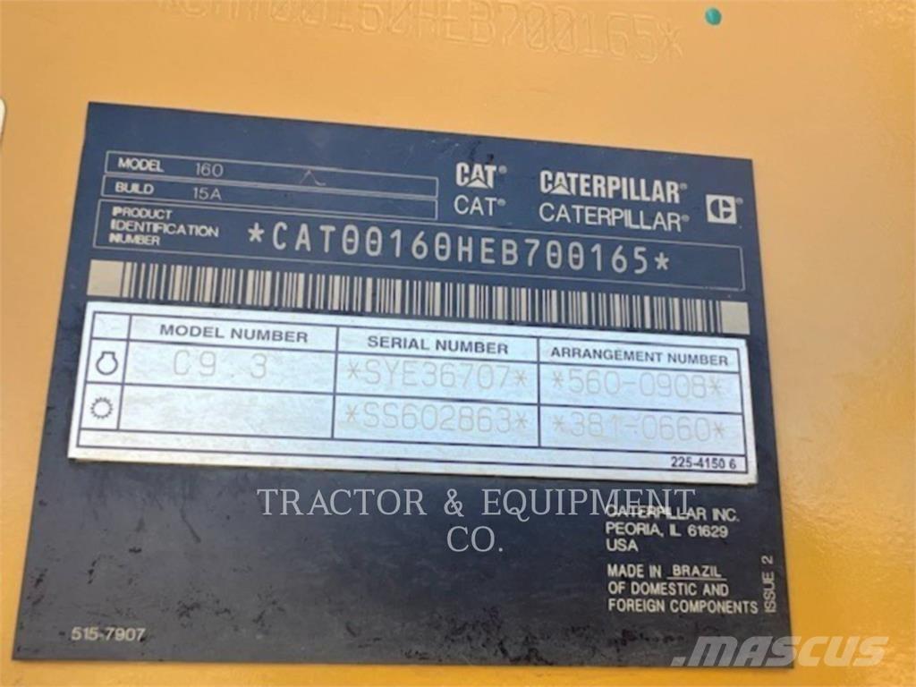 CAT 160-15AWD Motoniveladoras