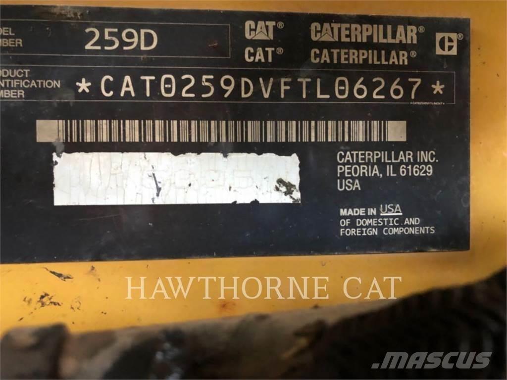 CAT 259D Carregadoras de lagartas