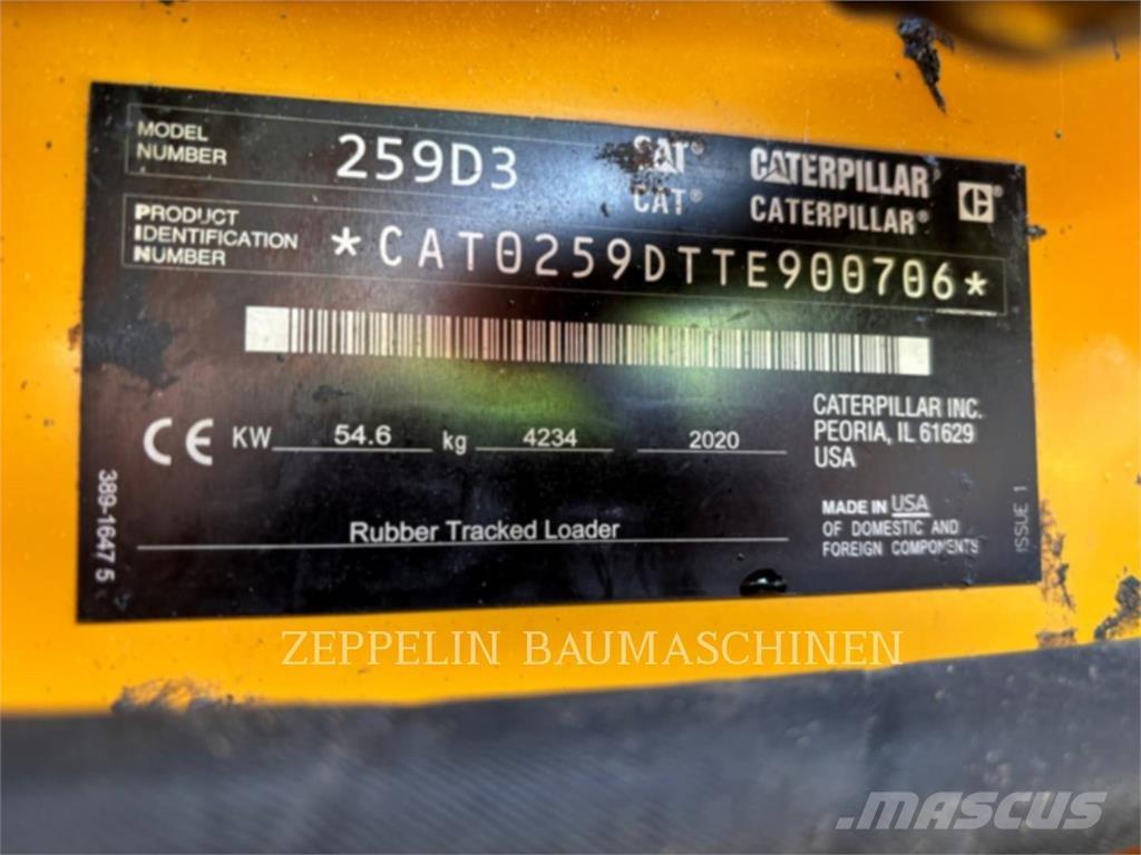 CAT 259D Minicarregadeiras