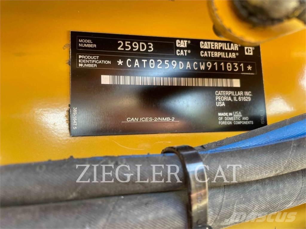 CAT 259D3 Carregadoras de lagartas