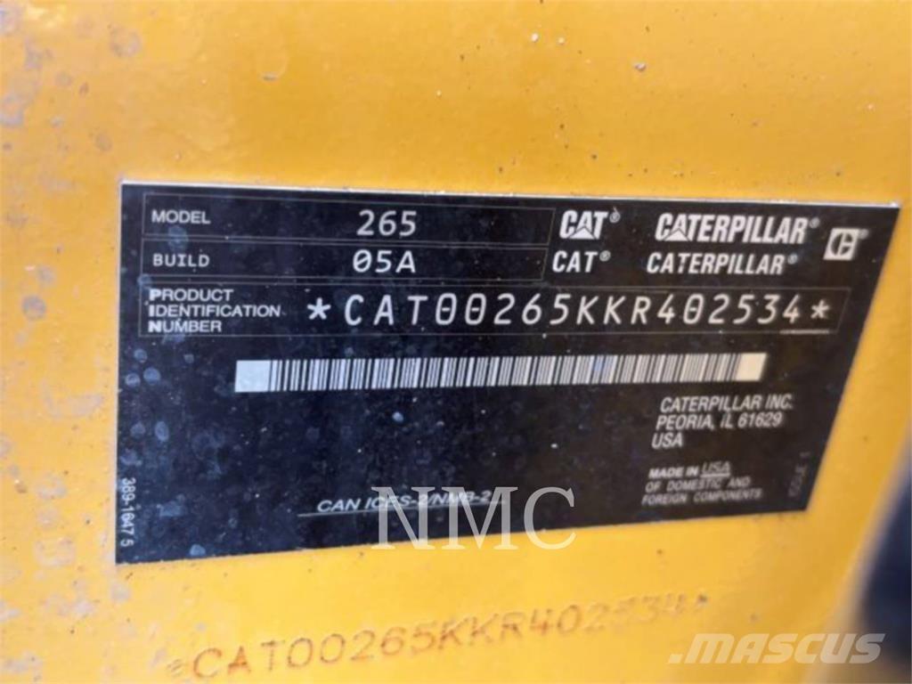 CAT 265-05 Carregadoras de lagartas