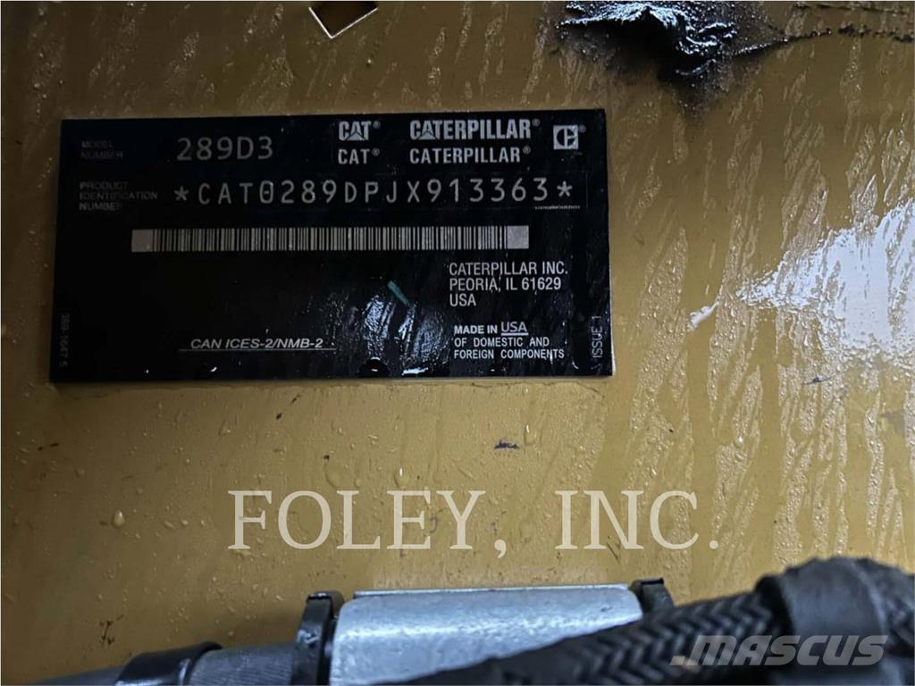 CAT 289D3 Carregadoras de lagartas