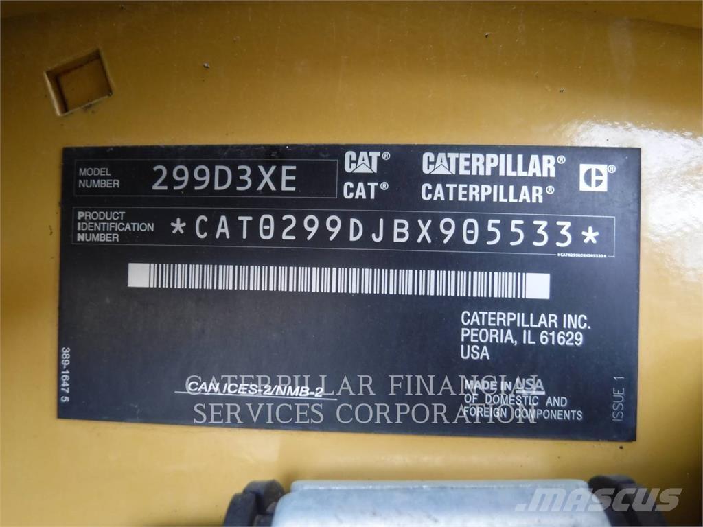 CAT 299D3XE Carregadoras de lagartas