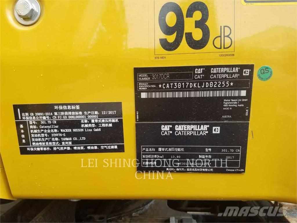 CAT 301.7DCR Escavadeiras de esteiras