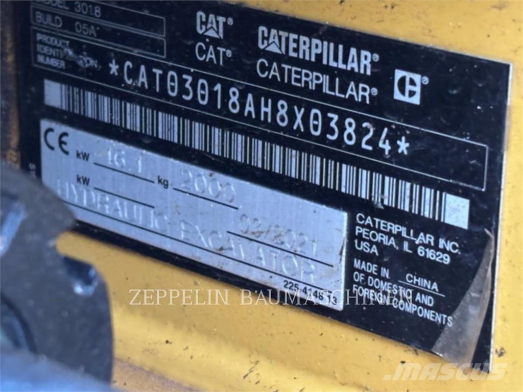 CAT 301.8-05A Escavadeiras de esteiras