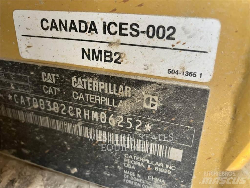 CAT 302 Escavadeiras de esteiras