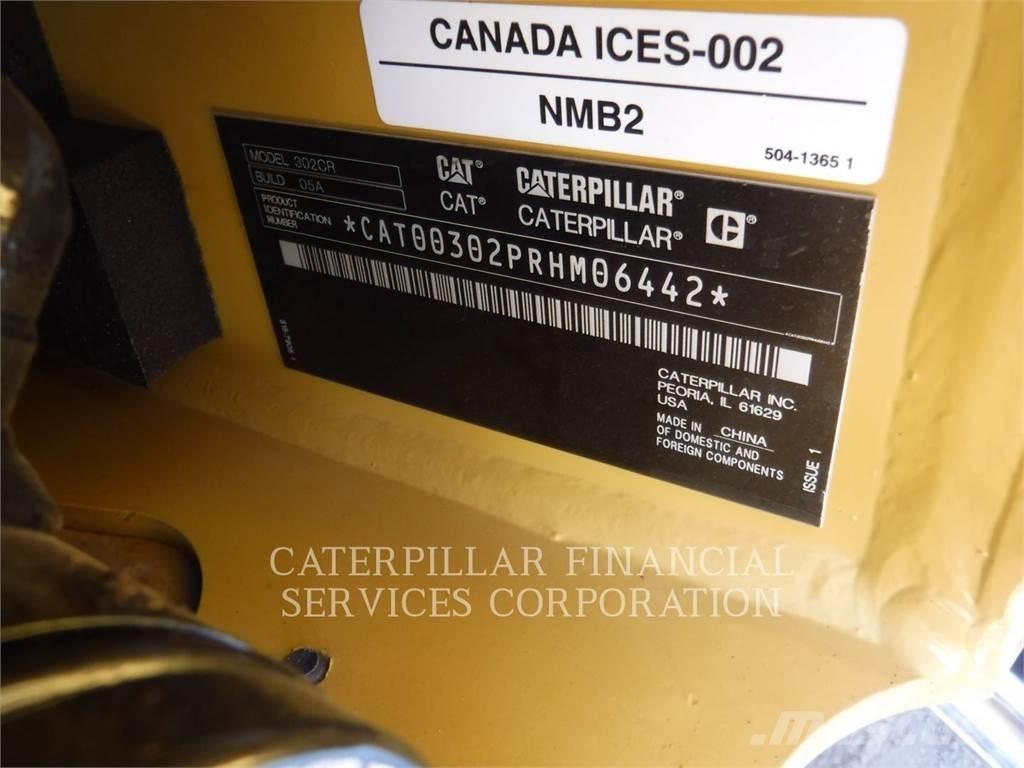 CAT 302-05CR Escavadeiras de esteiras