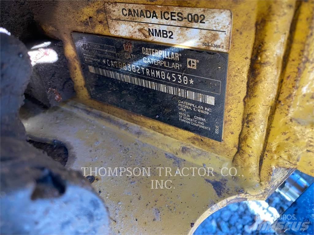 CAT 302CR Escavadeiras de esteiras