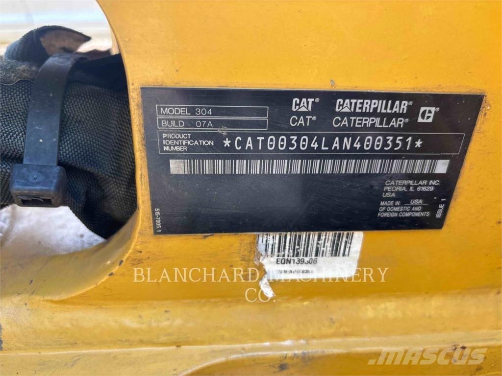 CAT 304 Escavadeiras de esteiras