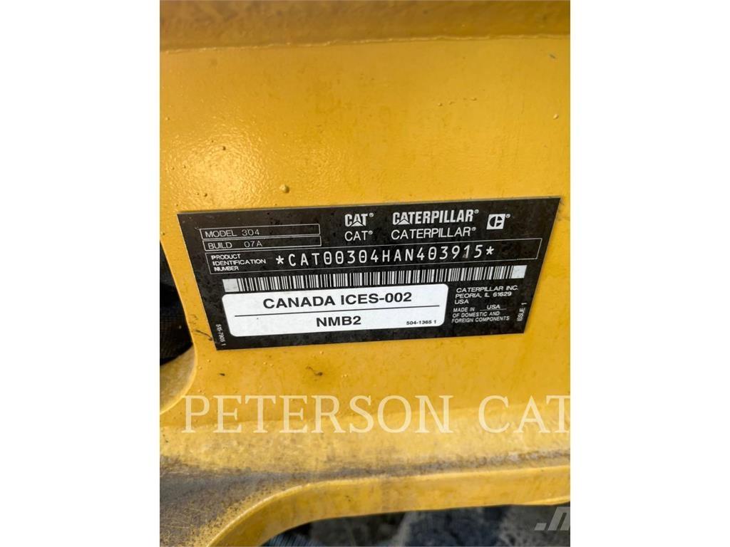 CAT 304 Escavadeiras de esteiras