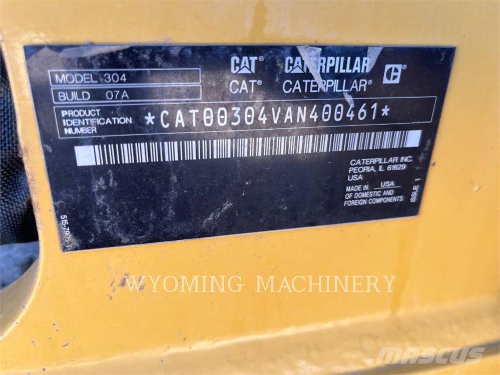 CAT 304 Escavadeiras de esteiras