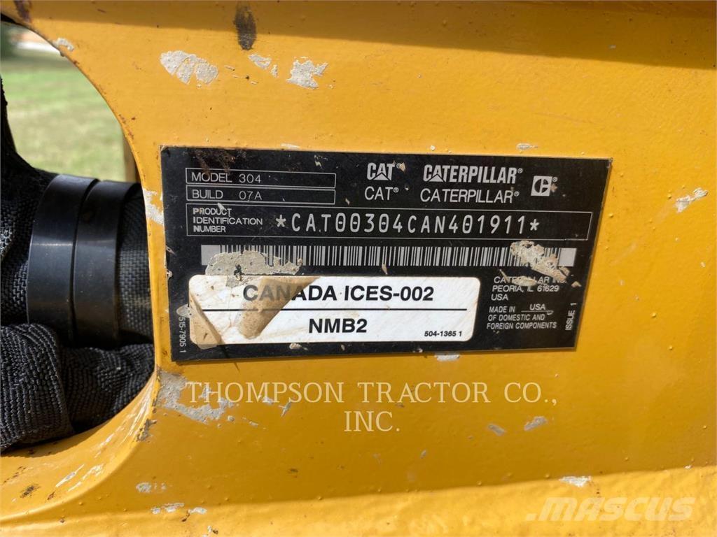 CAT 304 Escavadeiras de esteiras