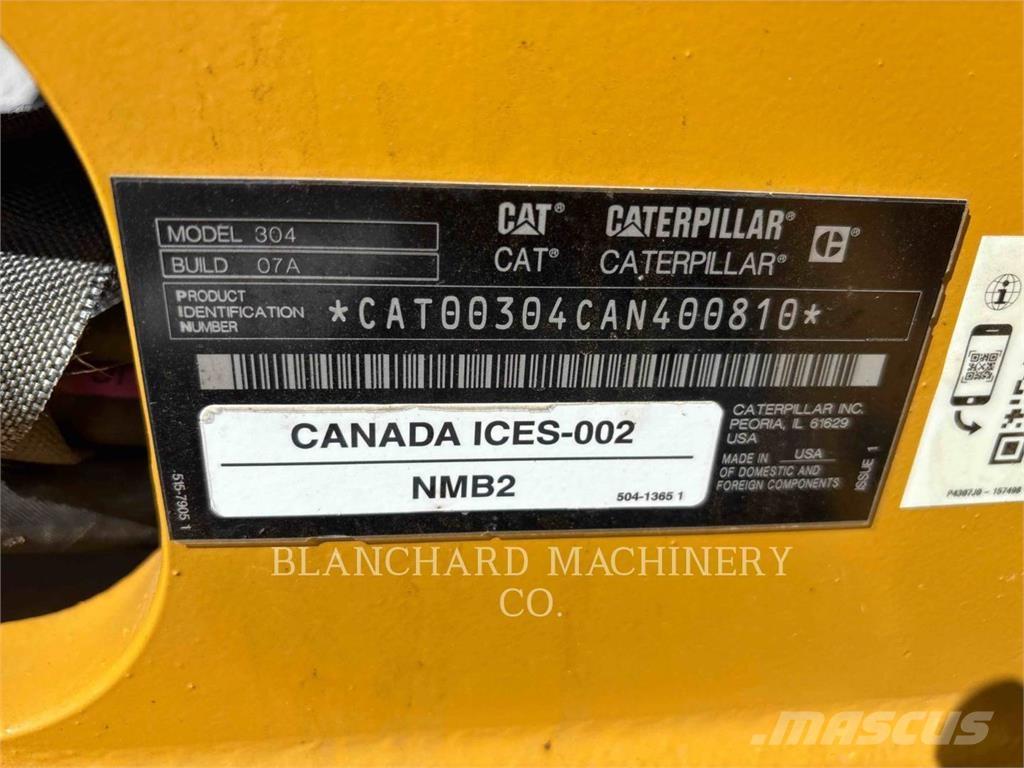 CAT 304 Escavadeiras de esteiras