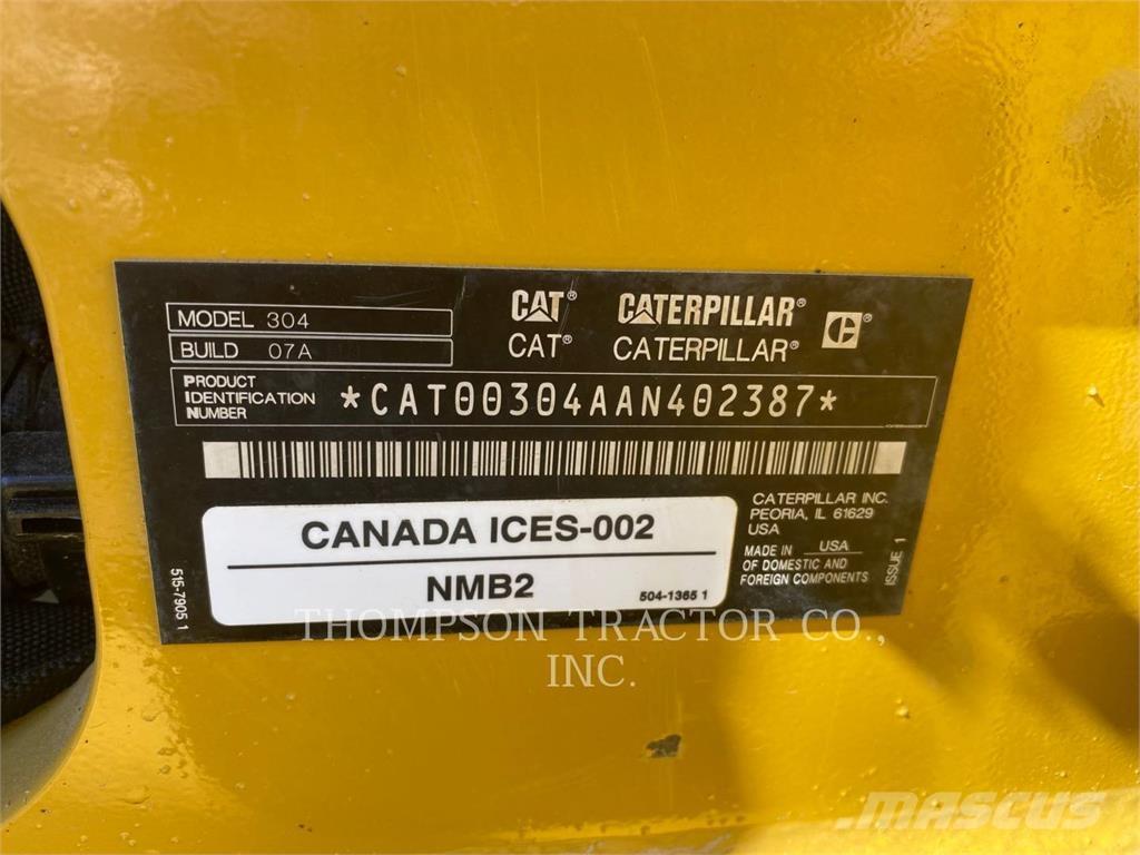 CAT 304 Escavadeiras de esteiras