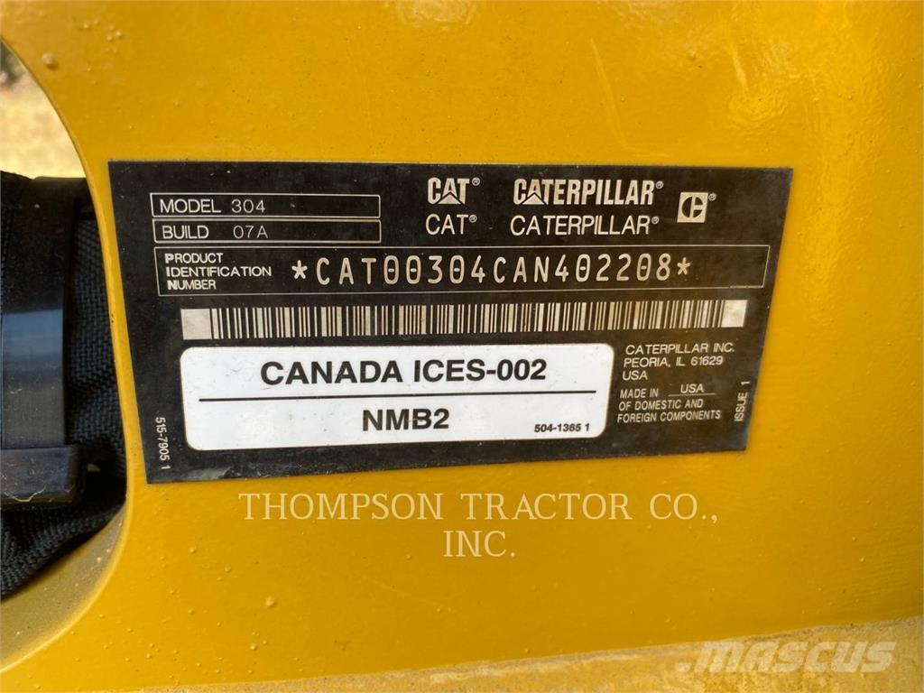 CAT 304 Escavadeiras de esteiras