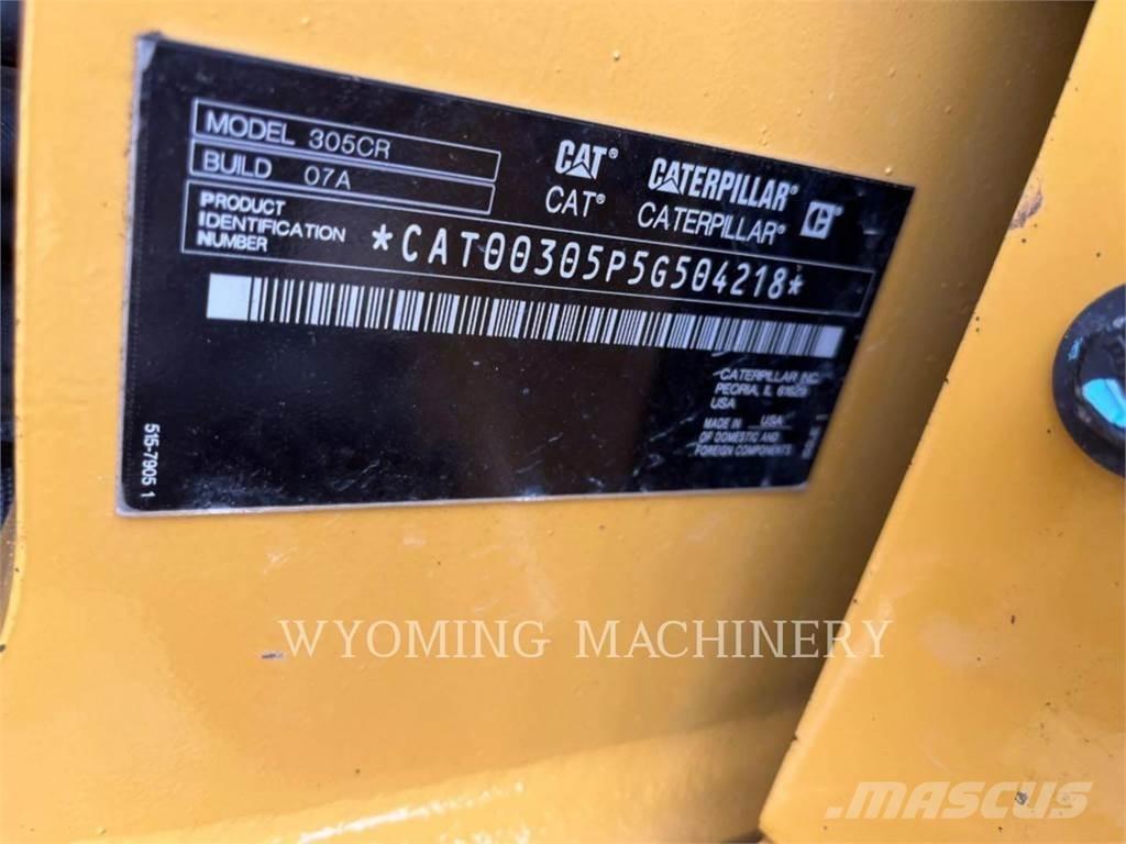 CAT 305 Escavadeiras de esteiras