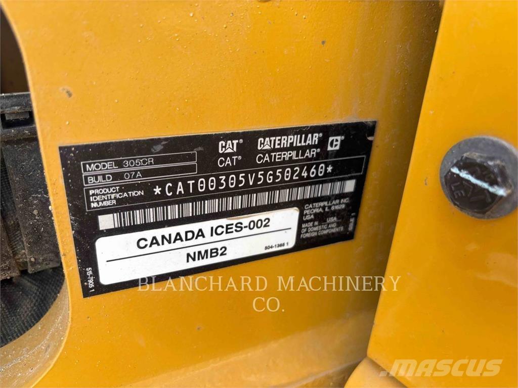 CAT 305 Escavadeiras de esteiras