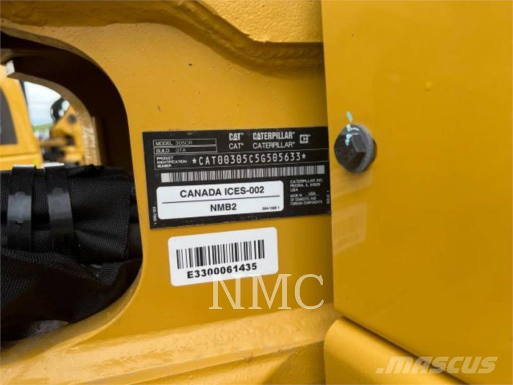 CAT 305-07CR Escavadeiras de esteiras