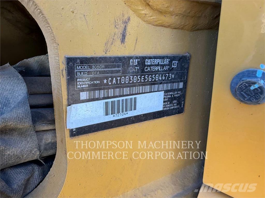 CAT 30507CR Escavadeiras de esteiras