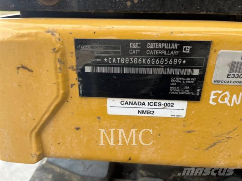 CAT 306 Escavadeiras de esteiras