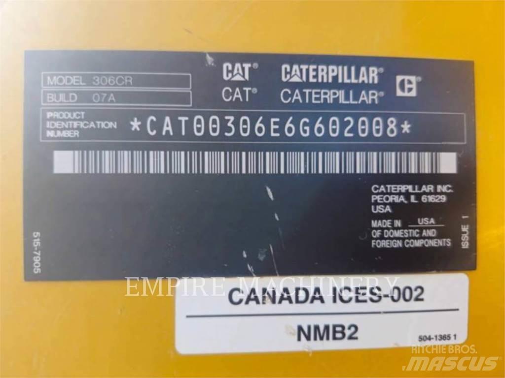 CAT 306 CR Escavadeiras de esteiras