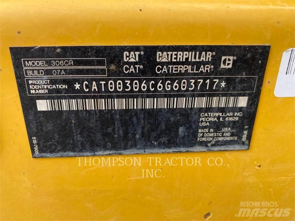 CAT 306CR Escavadeiras de esteiras