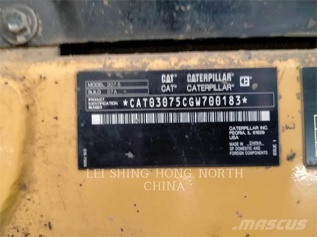 CAT 307.5 Escavadeiras de esteiras