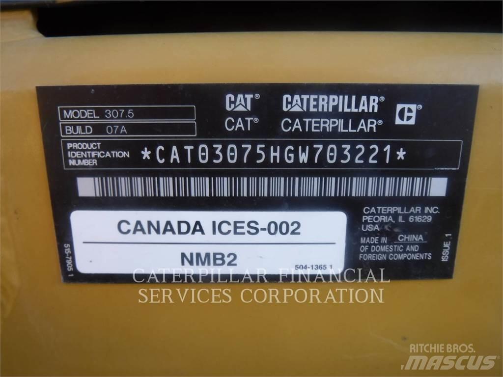 CAT 307.5-07 Escavadeiras de esteiras